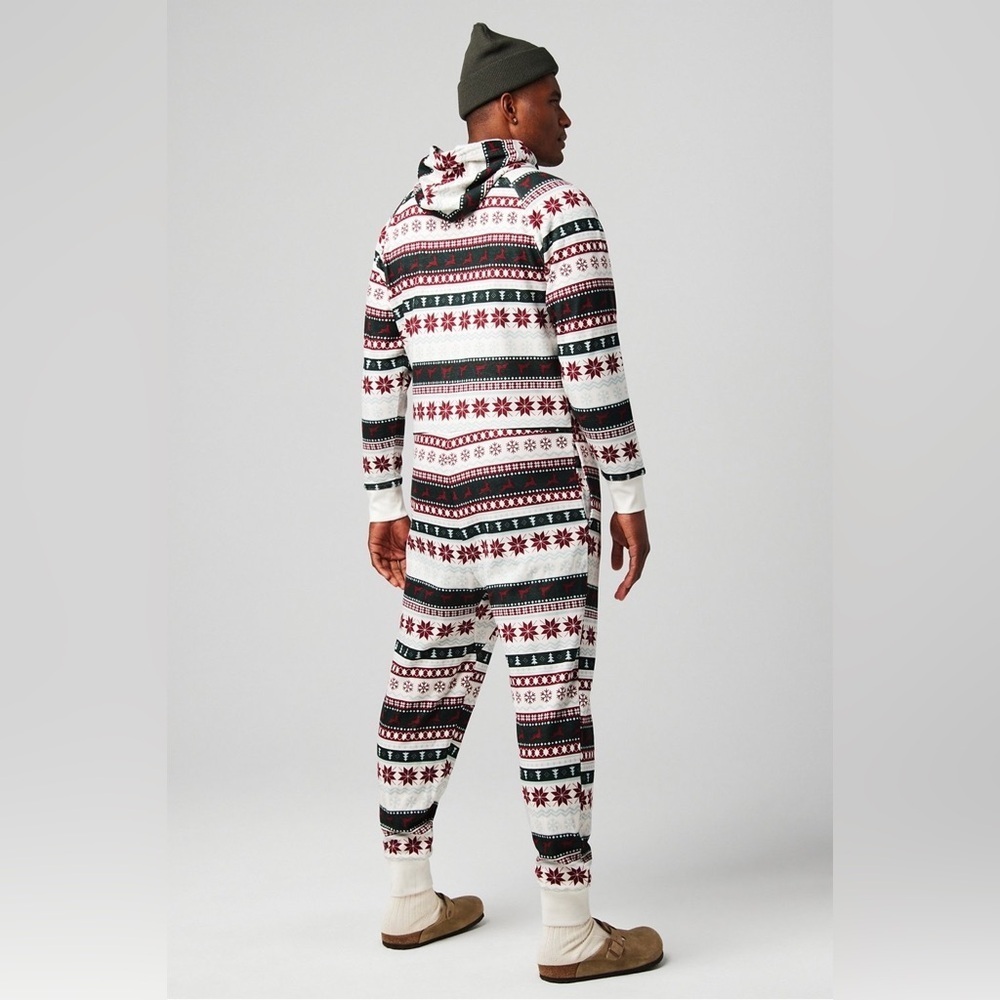 Fabletics The Go-To Fleece Hooded Onesie Sz medium - Picture 2 of 8